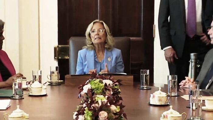 NextImg:"Who's Running The Country..." - Why Is Jill Biden Chairing A Cabinet Meeting?