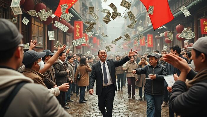 NextImg:Gold & Crypto Rip As US Stocks Shrug Off Shanghai Money-Drop