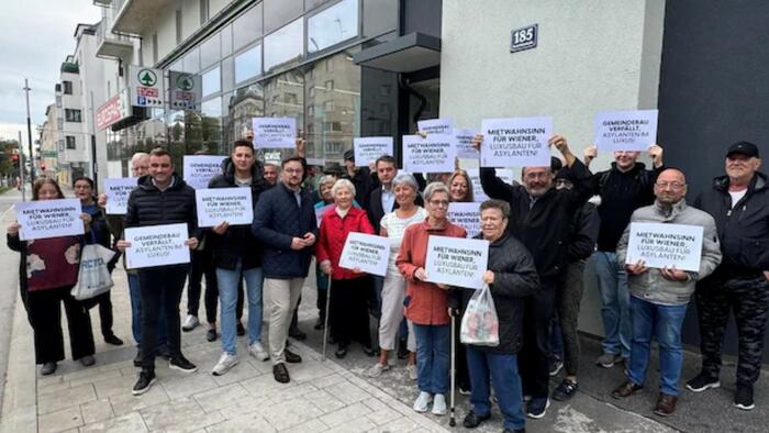 NextImg:Outrage In Vienna As Luxury Apartments For Refugees Spark Protests