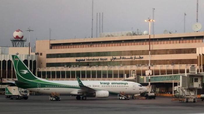 NextImg:'Suspicious' Attack Hits US Base At Baghdad Airport Ahead Of Iranian President's Visit