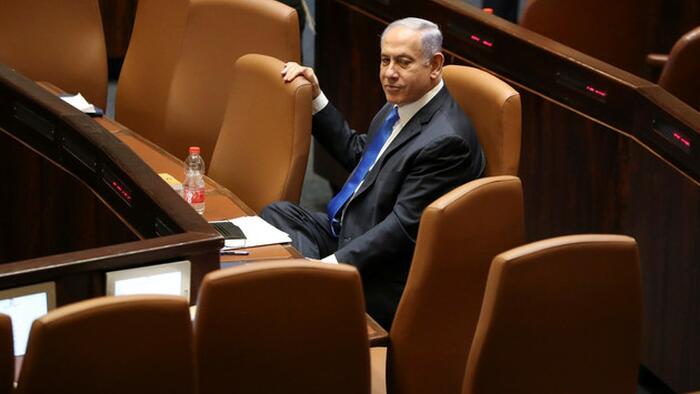 NextImg:Netanyahu's Popularity Surges Despite Large Protests In Tel Aviv: Poll