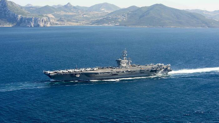 NextImg:US Warns Israel That Carriers Can't Stay Indefinitely