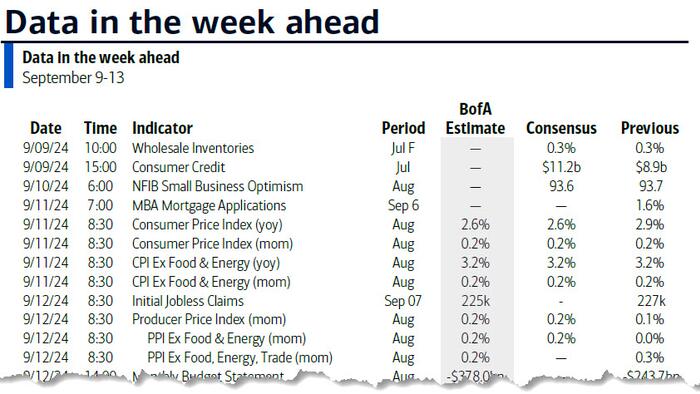 NextImg:Key Events This Week: CPI, PPI, Presidential Debate, And Fed Blackout
