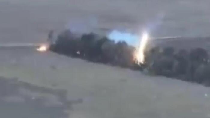 NextImg:Watch: Ukraine Unveils Terrifying Flamethrower Drone Which Spits Thermite