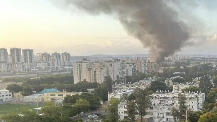 NextImg:Haifa Burning After Hezbollah Strikes Deepest Israeli Targets Since 2006