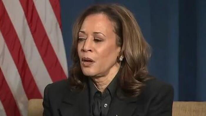 NextImg:Watch: Kamala Harris Gives Trainwreck Answers To Simple Questions In First Solo Interview