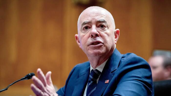 NextImg:DHS Secretary Mayorkas Criticizes Texas's Handling Of The Border