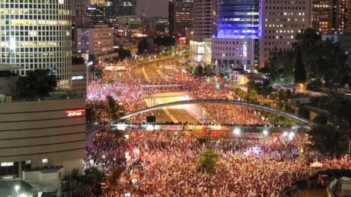NextImg:Record Anti-Netanyahu Protests, Labor Strikes, Bring Israel To A Standstill