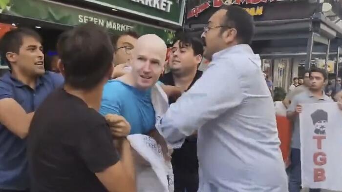 NextImg:Watch: US Soldiers Assaulted By Turkish Mob After Navy Ship Makes Port Call At Izmir