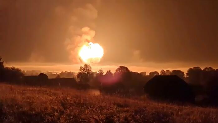 NextImg:Drone Strike On Arsenal Triggers Biggest Explosion On Russian Soil Of The War