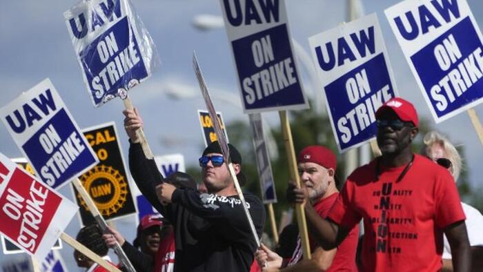 NextImg:UAW Workers Blame Biden, Harris And EV Mandates For Job Losses