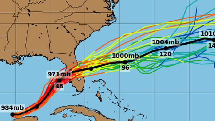 NextImg:Milton Downgraded To Dangerous Cat. 4 As Crosshairs Locked On Florida's Gulf Coast