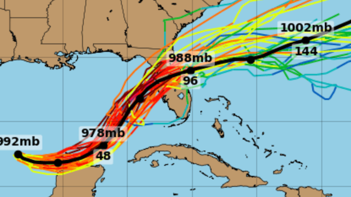 NextImg:Milton Explosively Intensifies Into Major Hurricane, Forcing Florida To Declare Largest Evacuations In Years