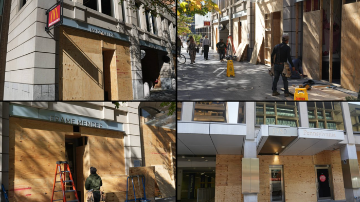 NextImg:Watch: DC Begins Boarding Up Ahead Of Election Over Social Unrest Fears 