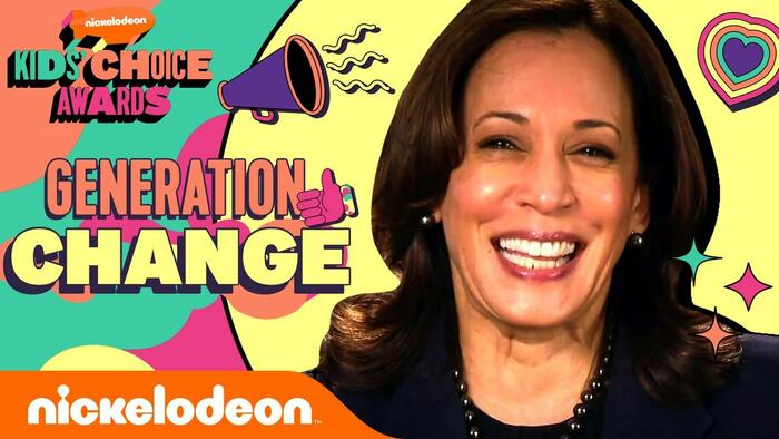 NextImg:Kamala Harris Wins Nickelodeon's 'Kids Choice' Presidential Election Poll