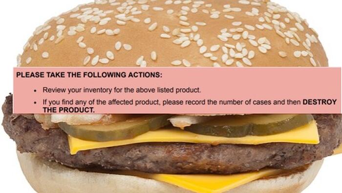 NextImg:"Destroy Product": McDonald's Onion Supplier Issues Recall Amid E. Coli Hamburger Outbreak