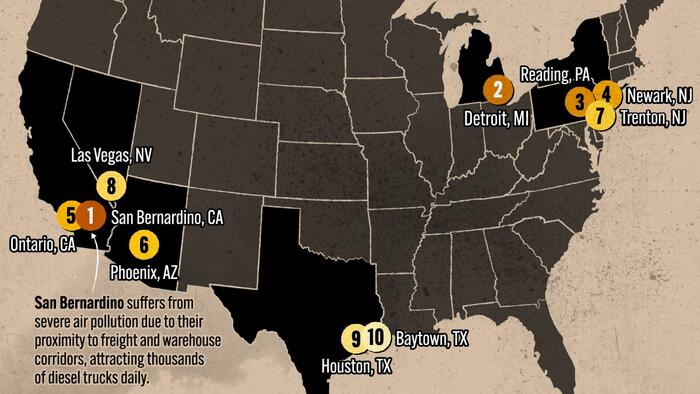 NextImg:These Are America's 10 Dirtiest Cities