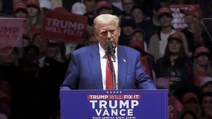 NextImg:Trump: "Kamala Is Just A Vessel; We Are Running Against Something Far More Powerful"
