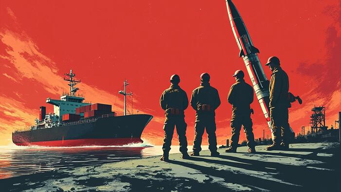 NextImg:Strikes (Missiles & Dockworkers) Spark Surge In Oil, Gold, & Bonds; Big-Tech & Bitcoin Battered
