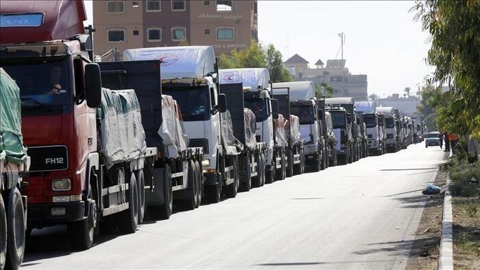 NextImg:Israel Hurriedly Sends 50 Aid Trucks Into Gaza After Scathing US Letter