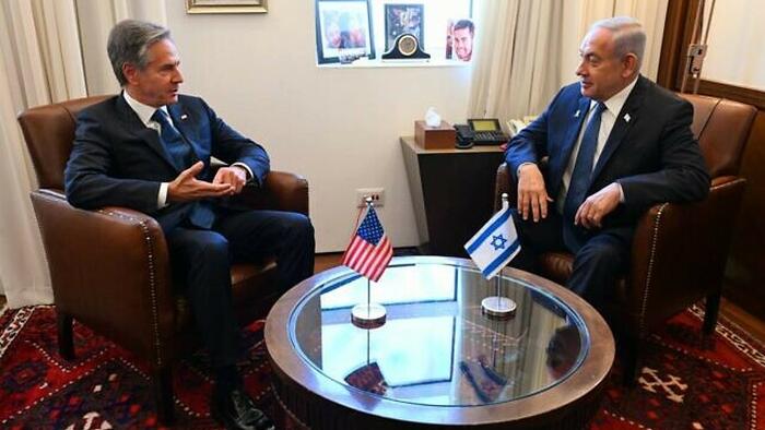 NextImg:Blinken Seeks To 'Temper' Coming Strike On Iran In 2-Hour Meeting With Netanyahu