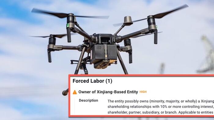 NextImg:US CBP Agents Halt Some DJI Drone Imports Over 'Forced Labor' Concerns