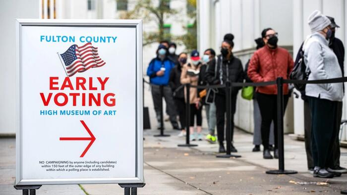 NextImg:Judge Rejects Georgia Voting Registration Extension After Hurricane Helene