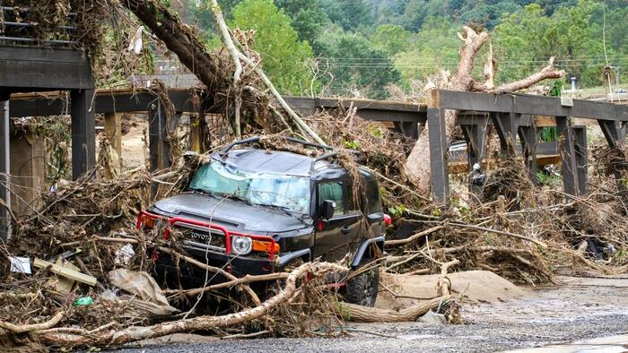 NextImg:Shocking Images Of Devastation Continue To Pour In From Western North Carolina