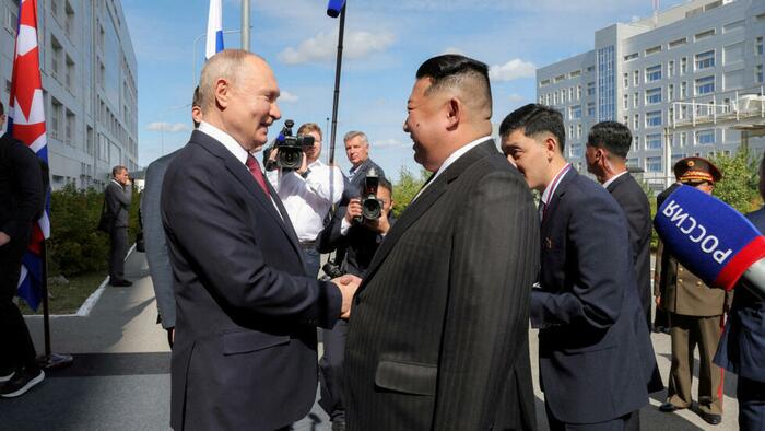 NextImg:Pentagon Now Says North Korean Troops Are Mustering In Russia