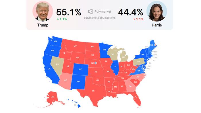 NextImg:Traders Increasingly Focused On US Election As Trump Odds Soar