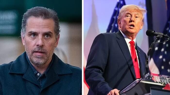 NextImg:Trump Breaks Silence On Whether He Would Pardon 'Bad Boy' Hunter Biden