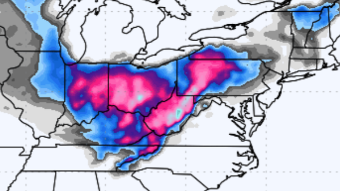 NextImg:Snow Threat For "Midwest Into Appalachians" Next Week