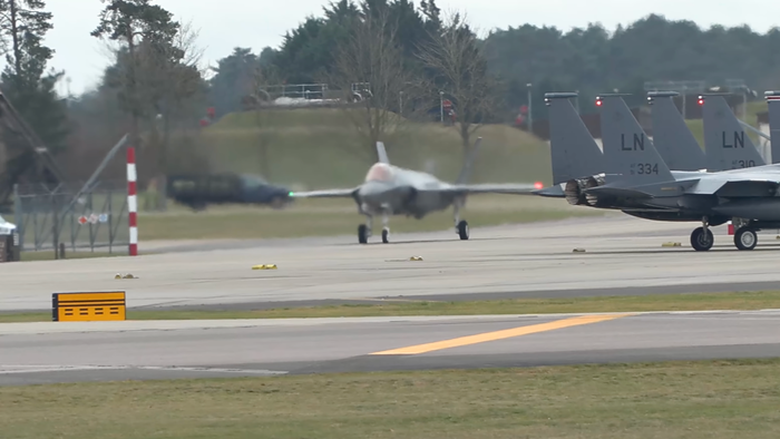 NextImg:Mysterious Drone Swarms Detected Over UK Airbases Hosting US Stealth Jets