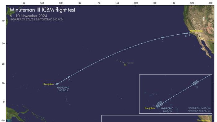 NextImg:Space Force Will Test Launch ICBM Minuteman III Shortly After Election 