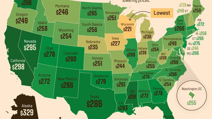 NextImg:How Much Do Americans Spend On Groceries In Each State