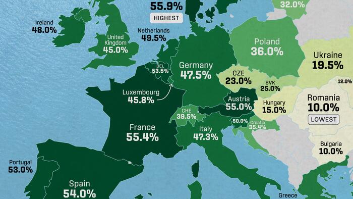 NextImg:These Are The Top Personal Income Tax Rates Across Europe