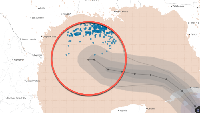 NextImg:Hurricane Rafael Revs Up To Cat. 2 As Gulf Oil Rigs In Crosshairs