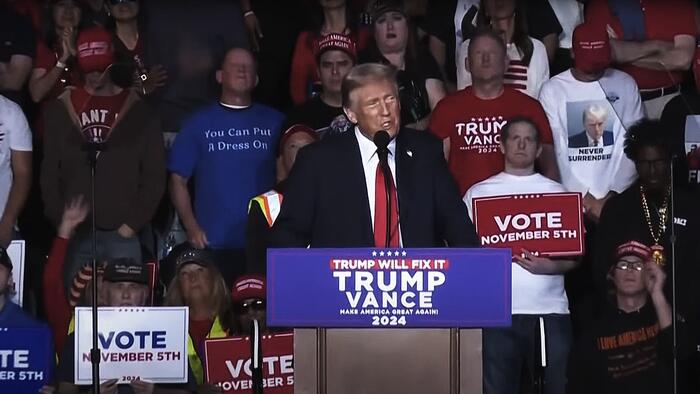 NextImg:Trump Is Suing CBS For $10 Billion For Election Interference Via "Deceptive News Distortion"