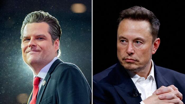 NextImg:Musk Goes All In On 'Judge Dredd' Matt Gaetz, Notes 'Douchebag' Garland Never Brought Charges