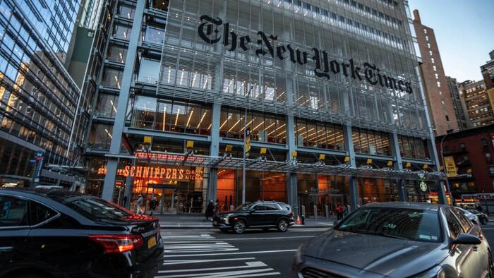 NextImg:New York Times Tech Union Goes On Strike, One Day Before Election