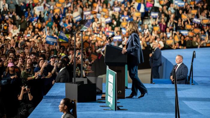 NextImg:Harris Claims She'll End Gaza War In Final Election Pitch To Arab Americans