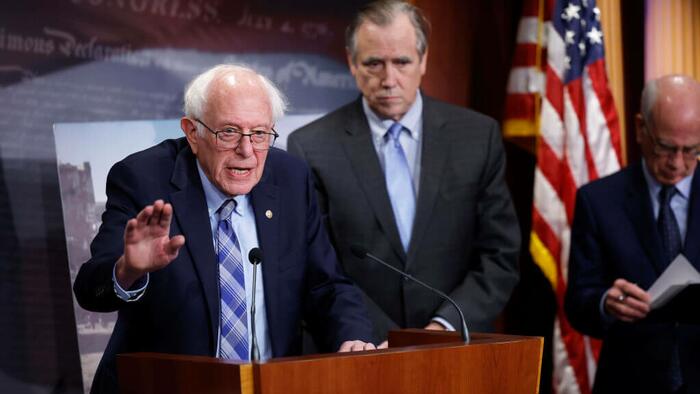 NextImg:Senate Kills Sanders' Effort To Block Weapons For Israel