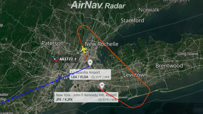 NextImg:Bird Or Drone? Mystery Behind What Struck AAL Flight 1722 During Departure From NYC