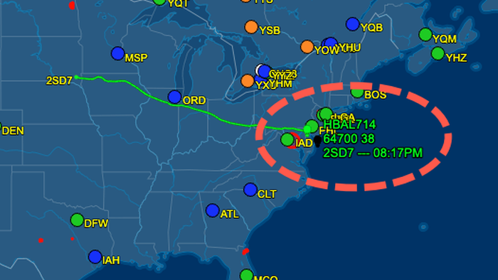 NextImg:High Altitude Unmanned Balloon Passes Near DC, New Jersey
