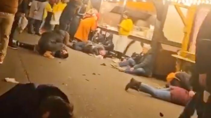 NextImg:Car Rams Into German Christmas Market, 60 To 80 Injured; Shocking Video Released