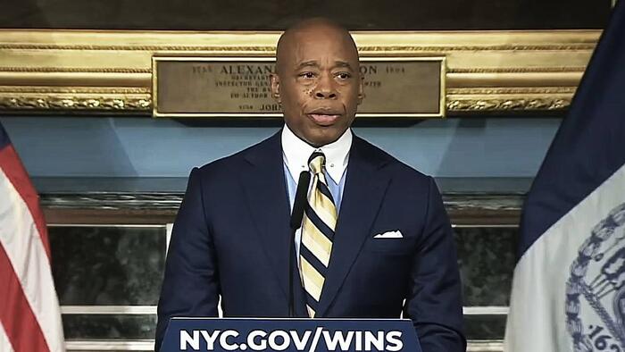 NextImg:NYC Mayor Eric Adams Stuns Lefty Reporters By Going Full MAGA