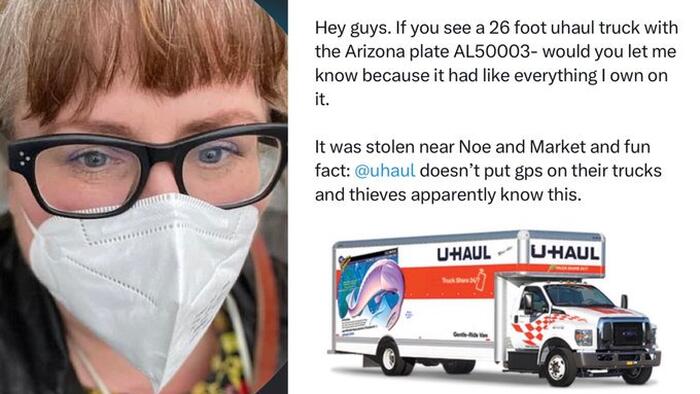 NextImg:'Defund The Polic... AAAAAH HELP!' Liberal Activist Gets Jacked In SF, Throws Fit After U-Haul Stolen