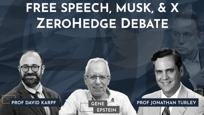 NextImg:Turley To Debate Liberal Professor On ZeroHedge: Free Speech, Musk, And X