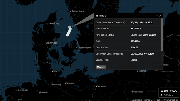 NextImg:Chinese Ship Suspected Of Undersea Baltic Cable Sabotage Sails Off