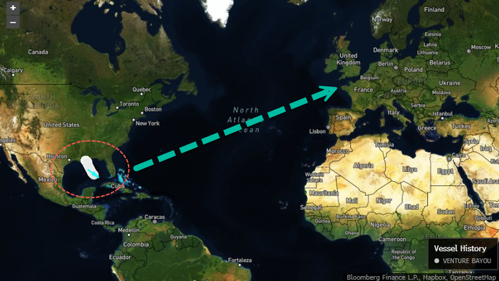 NextImg:First LNG Cargo Departs Plaquemines To Germany In Race To Replace Russian Gas